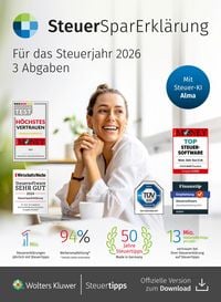 Produktbild: SteuerSparErkl&auml;rung (Steuerjahr 2026)