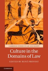 Produktbild: Culture in the Domains of Law
