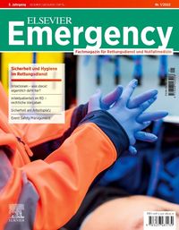Produktbild: Elsevier Emergency. Sicherheit und Hygiene im Rettungsdienst. 1/2022