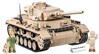 COBI 2562 - Historical Collection, PANZER III AUSF. J WWII, 780 Klemmbausteine, 2 Figuren
