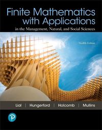 Produktbild: Lial, M: Finite Mathematics with Applications In the Managem
