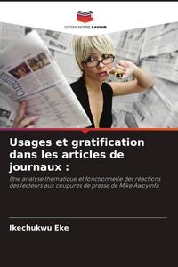Produktbild: Usages et gratification dans les articles de journaux :