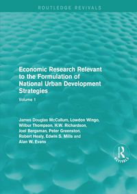 Produktbild: Economic Research Relevant to the Formulation of National Urban Development Strategies