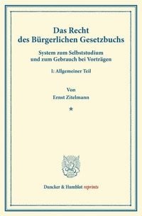 Produktbild: Das Recht des B&uuml;rgerlichen Gesetzbuchs.