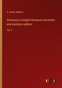 Produktbild: Dictionary of english literature and british and american authors