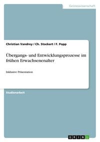 Produktbild: &Uuml;bergangs- und Entwicklungsprozesse im fr&uuml;hen Erwachsenenalter