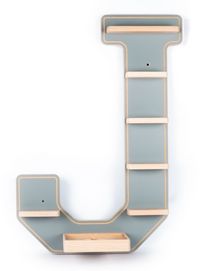 Produktbild: Wandregal  "Buchstabe J" f&uuml;r Toniebox