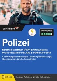Produktbild: Polizei Nordrhein Westfalen (NRW): Einstellungstest Online-Testtrainer inkl. App