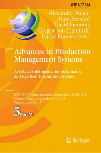 Produktbild: Advances in Production Management Systems. Artificial Intelligence for Sustainable and Resilient Production Systems