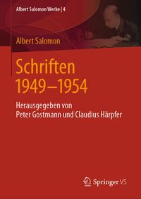 Produktbild: Schriften 1949 - 1954