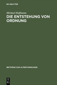 Produktbild: Die Entstehung von Ordnung