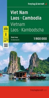 Produktbild: freytag & berndt Stra&szlig;enkarte Vietnam - Laos - Kambodscha 1:900.000
