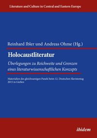 Produktbild: Holocaustliteratur: &Uuml;berlegungen zu Reichweite und Grenzen eines literaturwissenschaftlichen Konzepts