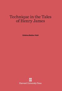Produktbild: Technique in the Tales of Henry James