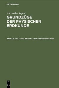 Produktbild: Pflanzen- und Tiergeographie