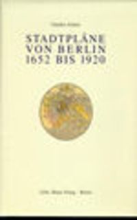 Produktbild: Stadtpl&auml;ne von Berlin 1652 bis 1920