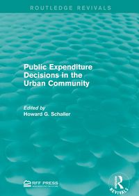 Produktbild: Public Expenditure Decisions in the Urban Community