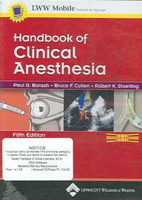 Produktbild: Handbook of Clinical Anesthesia for Pda