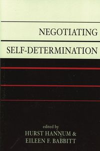Produktbild: Negotiating Self-Determination