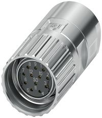 Produktbild: Signalsteckverbinder M23 - Serie RF 1069313 M23-12S2N8A80DU Phoenix Contact Inhalt: 1 St.