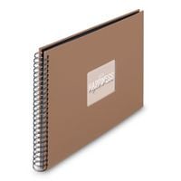 Produktbild: hama Spiral Album Fine Art mousse 36x32cm 50 schwarze Seiten