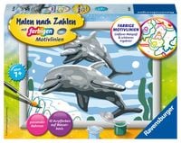 Produktbild: CreArt, Malen nach Zahlen Kinder - Freundliche Delfine