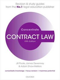 Produktbild: Shaw-Mellors, A: Contract Law Concentrate