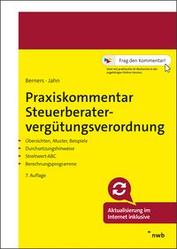 Produktbild: Praxiskommentar Steuerberaterverg&uuml;tungsverordnung