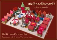 Produktbild: Weihnachtsmarkt - Papiermodell