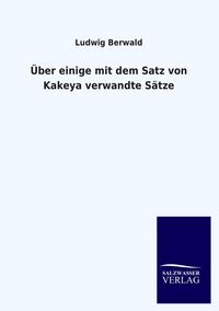 Produktbild: &Uuml;ber einige mit dem Satz von Kakeya verwandte S&auml;tze
