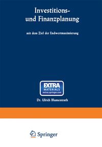 Produktbild: Investitions- und Finanzplanung mit dem Ziel der Endwertmaximierung