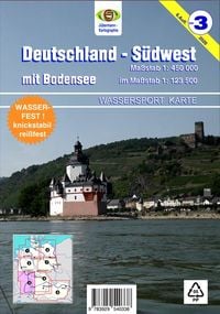 Produktbild: Wassersport-Wanderkarte / Deutschland S&uuml;dwest