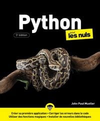Produktbild: Python Pour les Nuls - 5e Edition