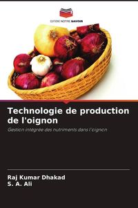 Produktbild: Technologie de production de l'oignon