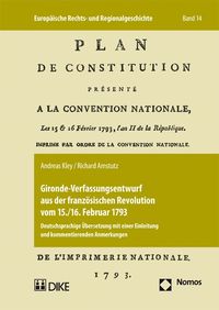 Produktbild: Gironde-Verfassungsentwurf aus franz&ouml;sichen Revolutionen vom 15./16. Februar 1793