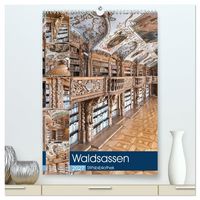 Produktbild: Waldsassen Stiftsbibliothek (hochwertiger Premium Wandkalender 2027 DIN A2 hoch), Kunstdruck in Hochglanz