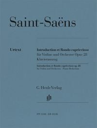 Produktbild: Camille Saint-Sa&euml;ns - Introduction et Rondo capriccioso f&uuml;r Violine und Orchester op. 28