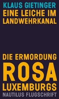 Produktbild: Eine Leiche im Landwehrkanal