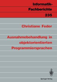 Produktbild: Ausnahmebehandlung in objektorientierten Programmiersprachen