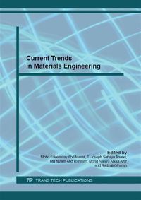 Produktbild: Current Trends in Materials Engineering