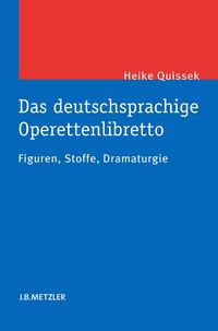 Produktbild: Das deutschsprachige Operettenlibretto