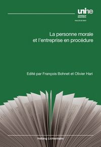 Produktbild: La personne morale et l&rsquo;entreprise en proc&eacute;dure