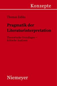 Produktbild: Pragmatik der Literaturinterpretation
