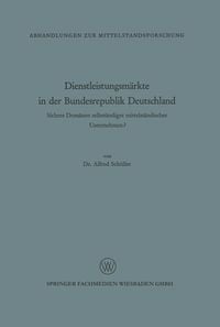 Produktbild: Dienstleistungsm&auml;rkte in der Bundesrepublik Deutschland