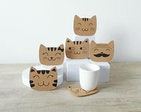 Produktbild: Cat Family Korkuntersetzer