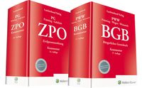 Produktbild: Bundle BGB Kommentar 17. Auflage und ZPO Kommentar 14. Auflage