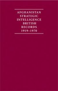 Produktbild: Afghanistan Strategic Intelligence 1919-1970 4 Volume Hardback Set