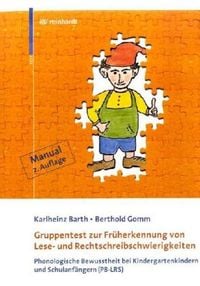 Produktbild: Gruppentest zur Fr&uuml;herkennung von Lese- und Rechtschreibschwierigkeiten, Manual