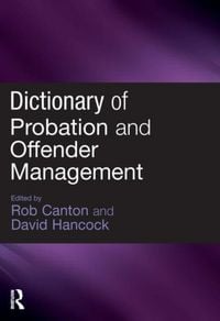 Produktbild: Dictionary of Probation and Offender Management