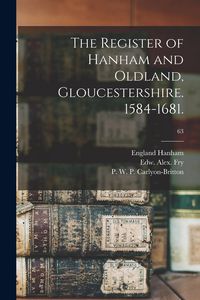 Produktbild: The Register of Hanham and Oldland, Gloucestershire. 1584-1681.; 63